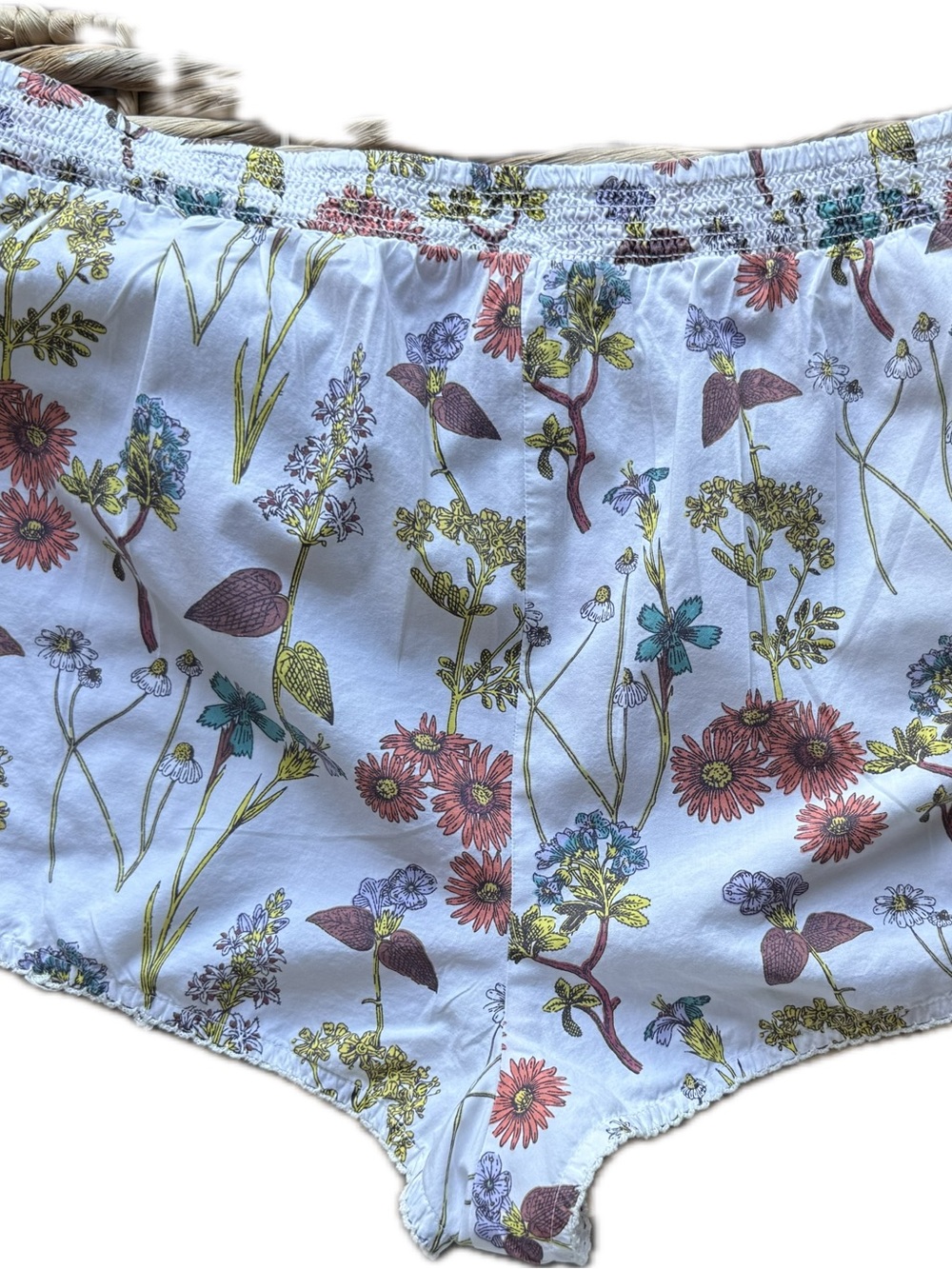 Anthropologie 2 Piece Botanical Floral Cotton Pajamas XL